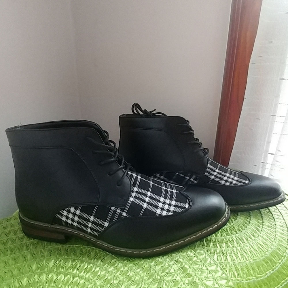 Enzo Romeo Titan wingtip boots/shoes mens 7.